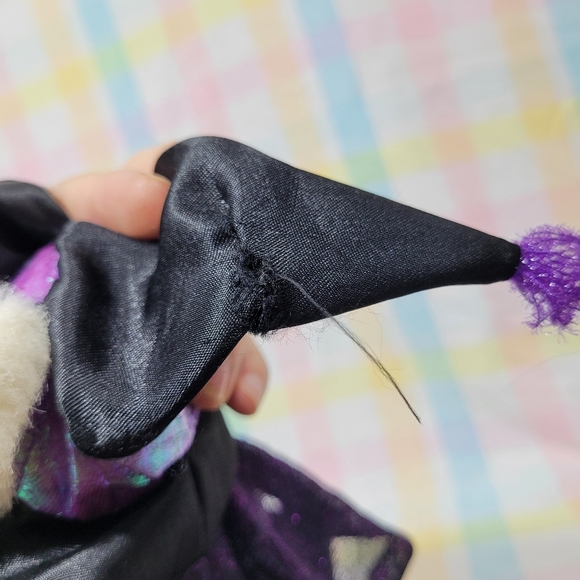 Halloween witch teddy bear in costume plush toy - Picture 2 of 6